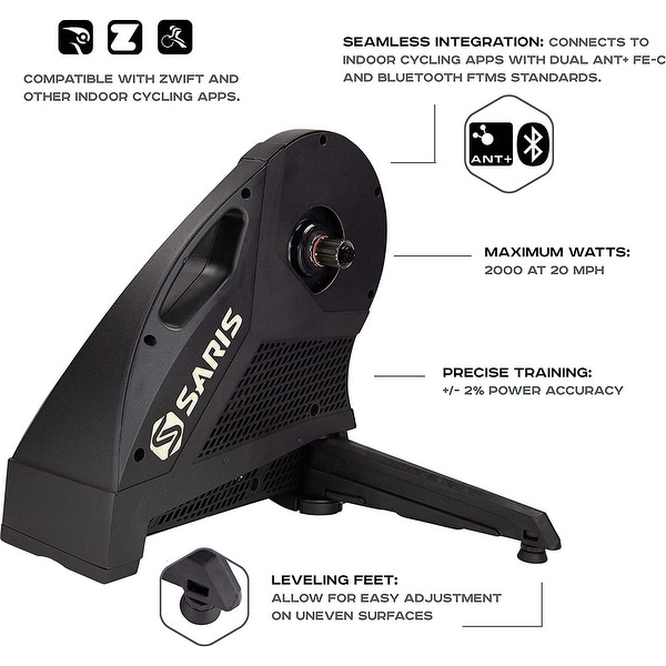 Saris H3 Direct Drive Smart Indoor Bike Trainer - Bed Bath
