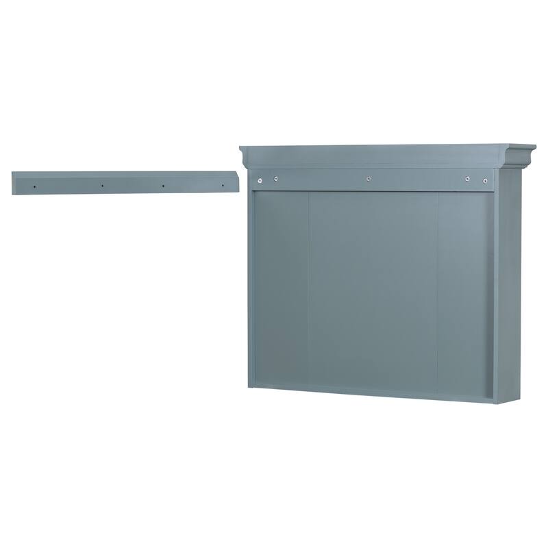 Modern Bathroom Wall Cabinet with Mirror,Medicine Cabinet with 6 Open Shelves
