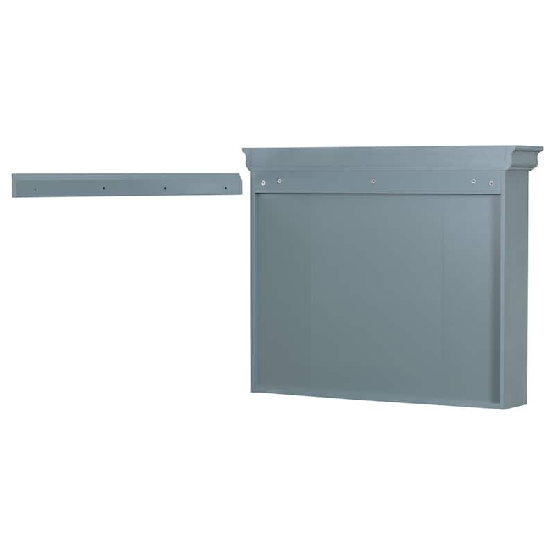 Wall Mounted Mirror Cabinets Medicine Cabinet Blue Hidden Cabinets