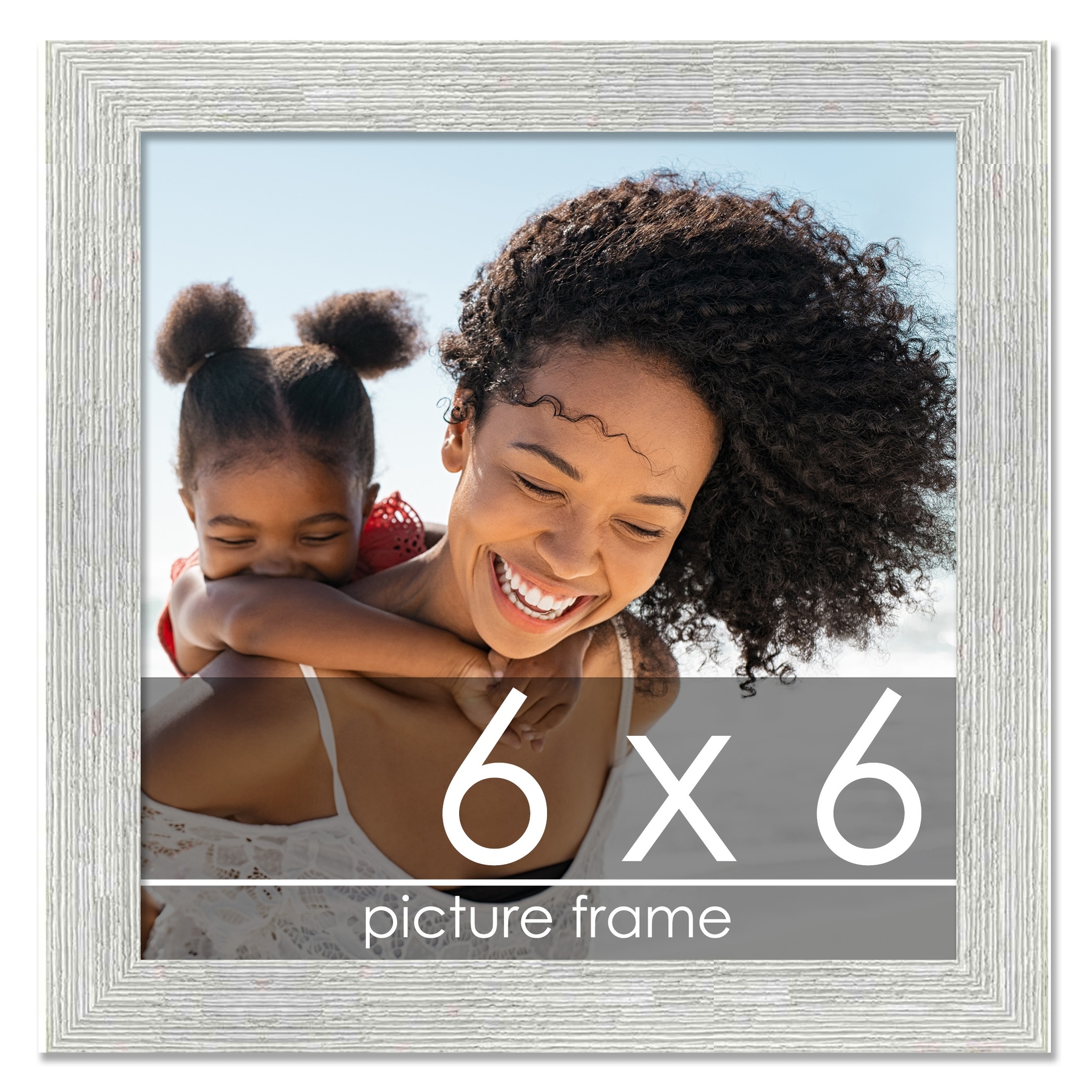 6x6 white hotsell photo frame