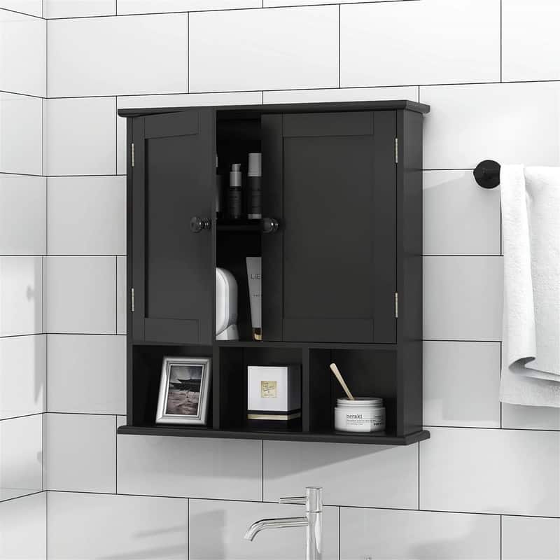 Bathroom Wall Cabinet - 5.1"D x 22"W x 22"H
