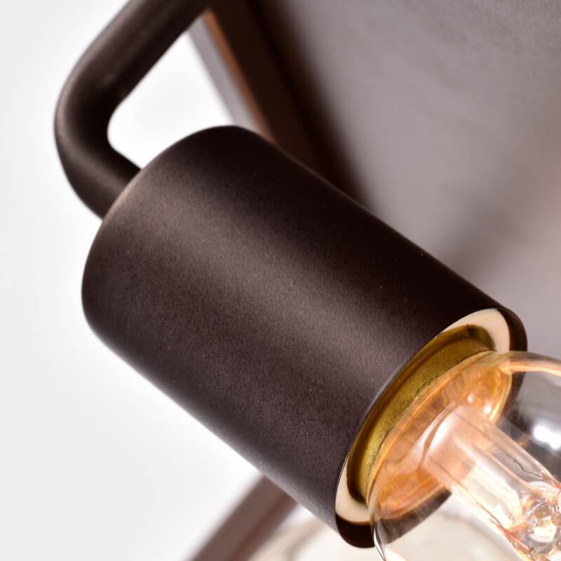 2-light Oil Rubbed Bronze Flush Mount