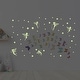 preview thumbnail 2 of 7, Walplus Fairy Glow in The Dark Floral Butterflies Kids Wall Stickers