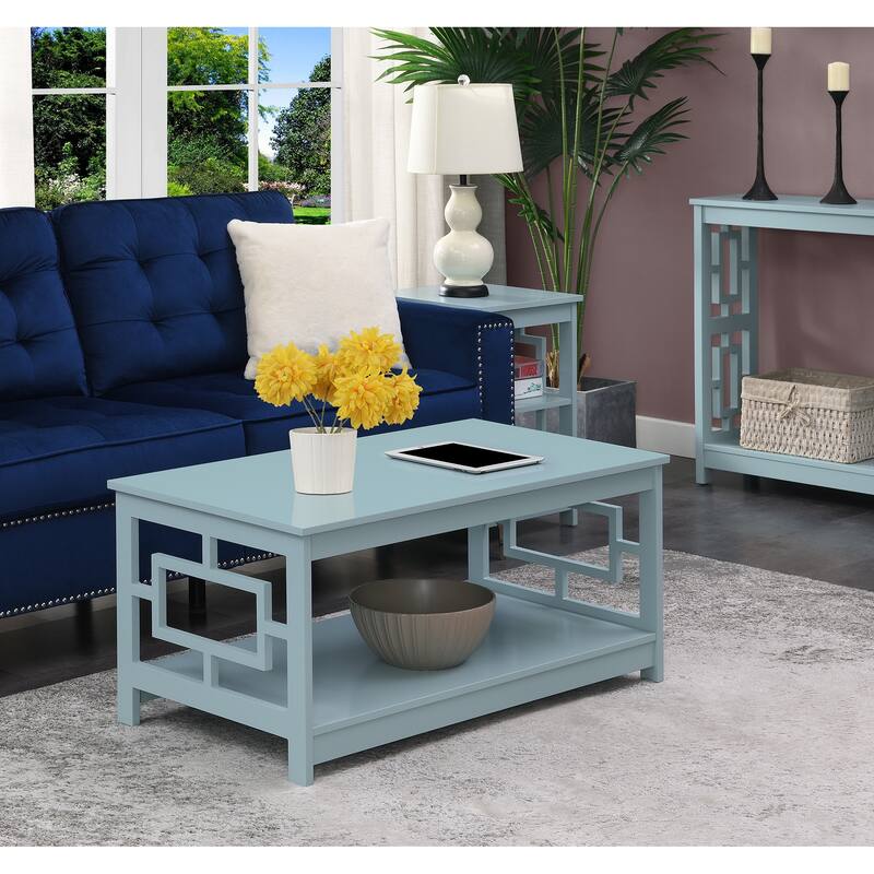 Convenience Concepts Town Square Coffee Table with Shelf