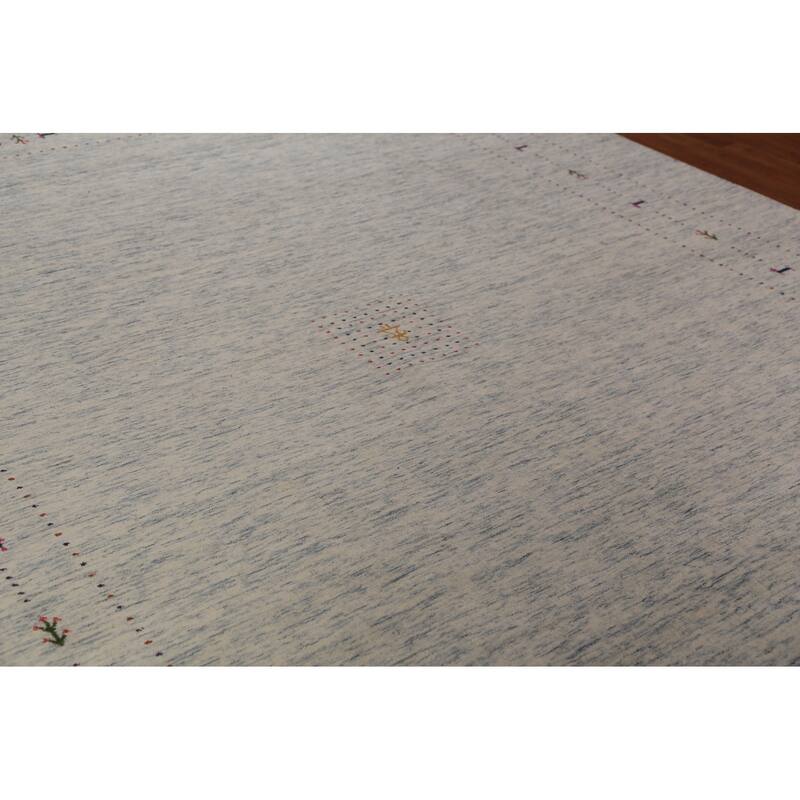 Tribal Gabbeh Indian Area Rug Handmade Wool Carpet - 8'0"x 11'6"