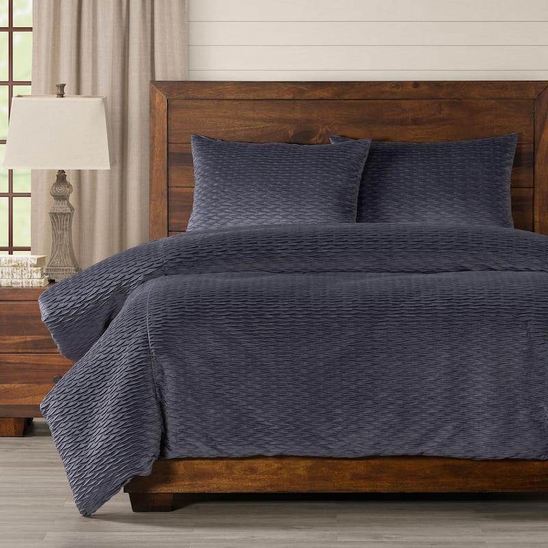 Smithsonian Fluctuate Duvet Set - Fluctuate Bluestone - Twin - 2 Piece