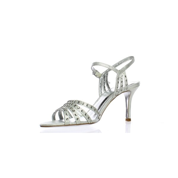 adrianna papell silver heels