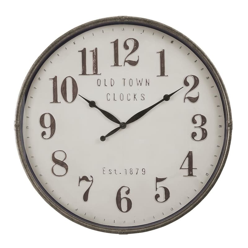 30" Round Wall Clock