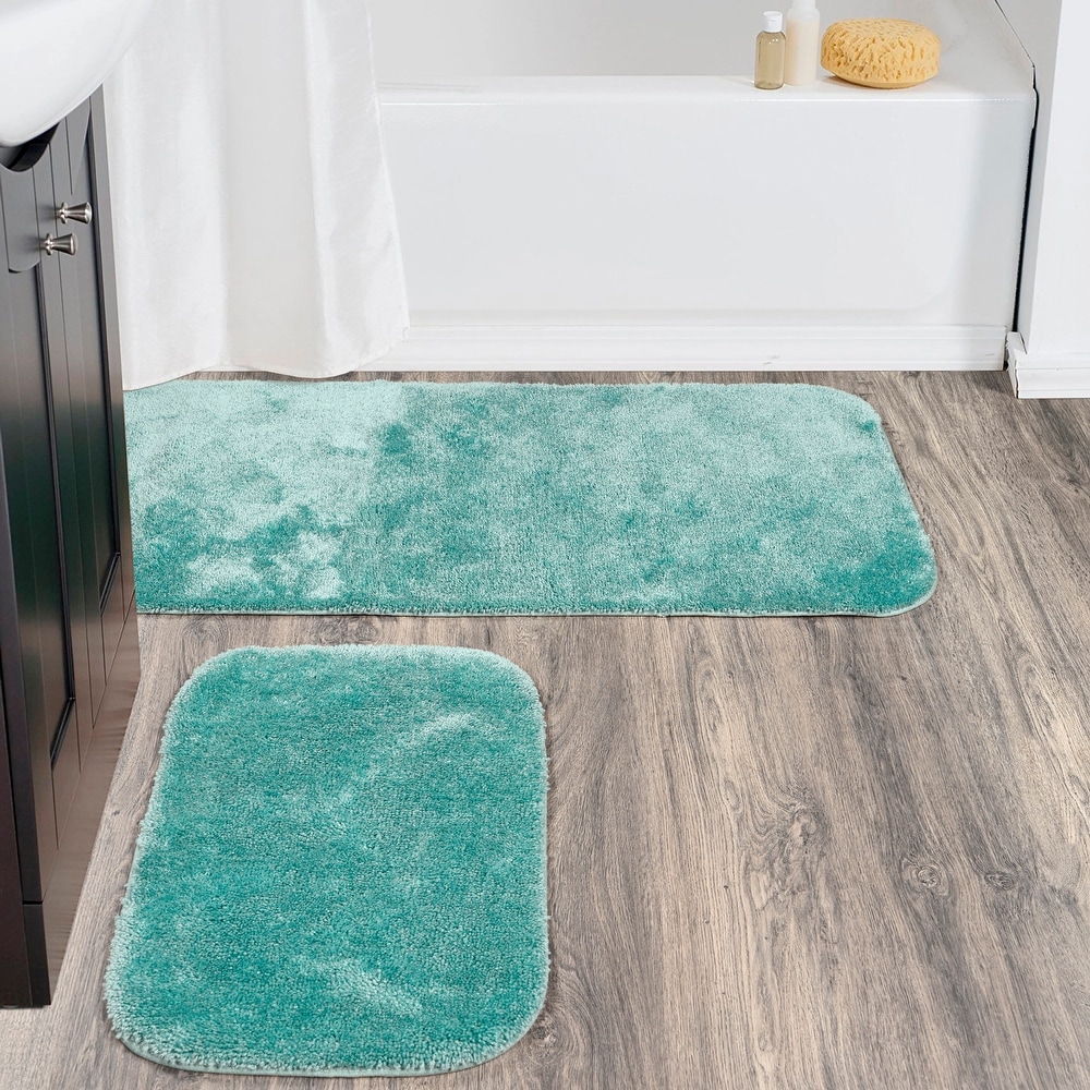 Teal bathroom rugs sales