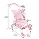 preview thumbnail 7 of 8, Badger Basket Folding Doll Umbrella Stroller - Pink/Gingham