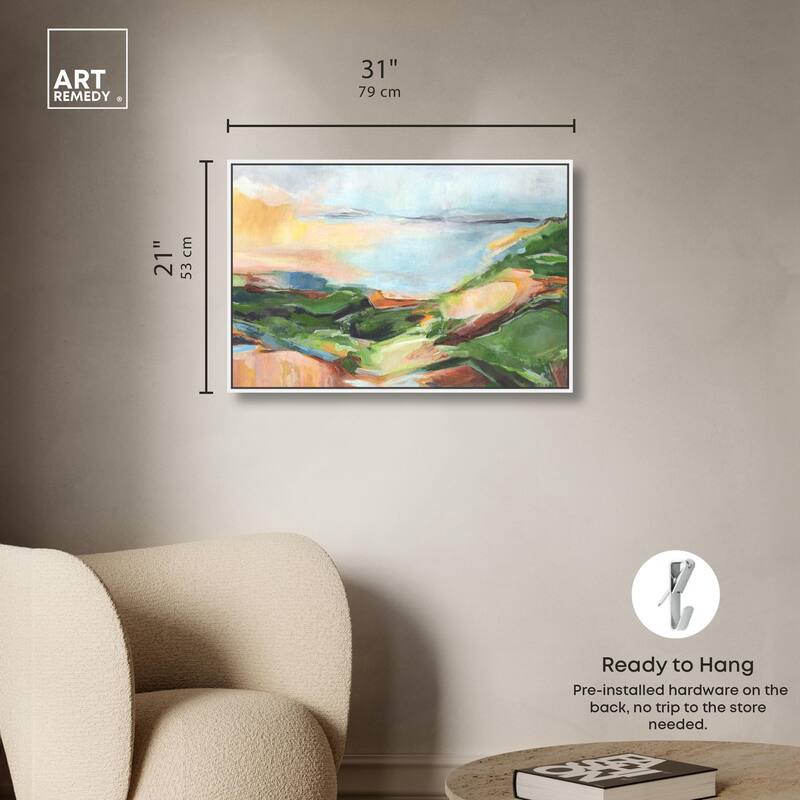 Abstract Landscape Canvas by Art Remedy