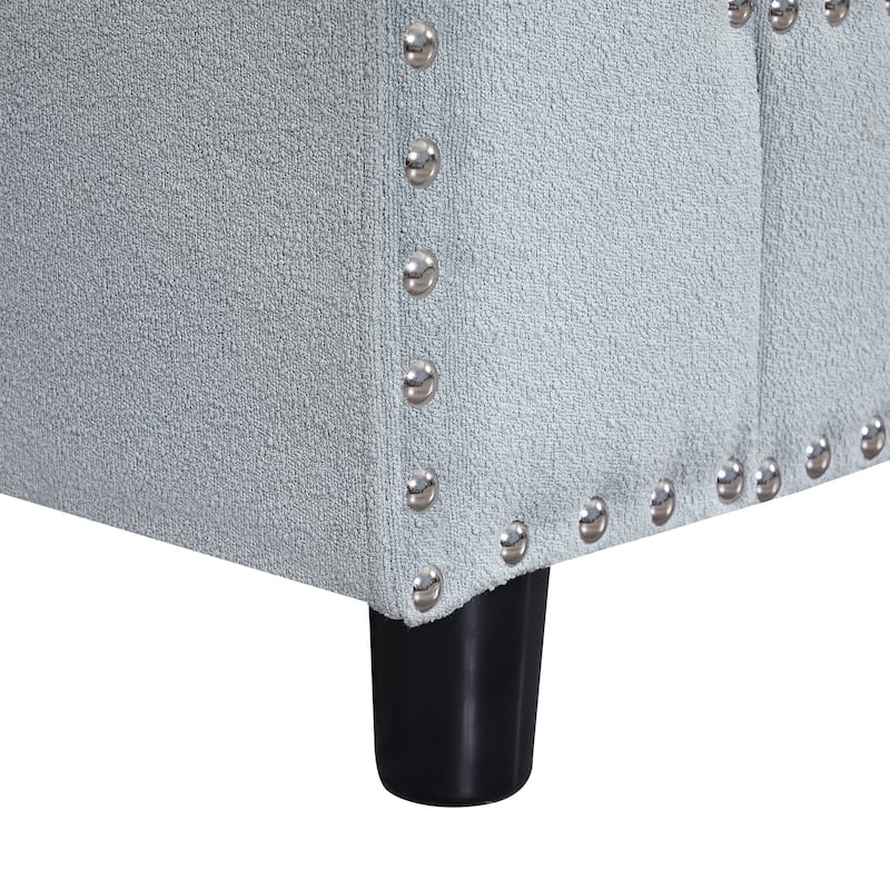 L-Shaped Modular Sectional Sofa with Removable Cushions