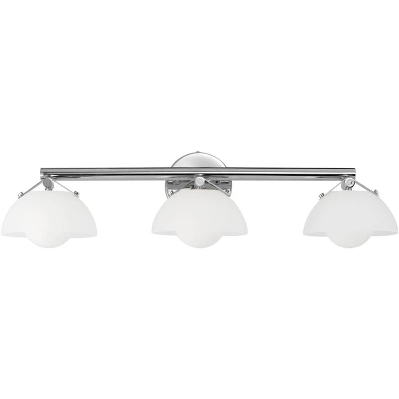 Studio M SM31003FT Domain 3 Light 29" Wide LED Vanity Light with Glass - Polished Chrome