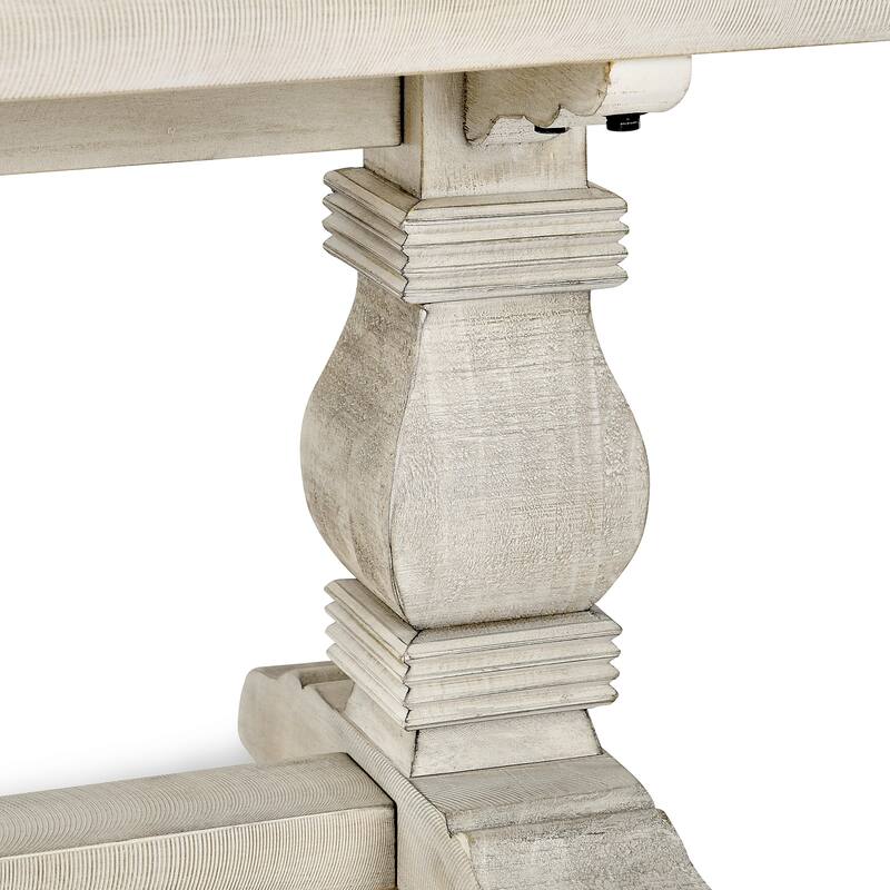 Quincy 66" Bench in Nordic Ivory by Kosas Home