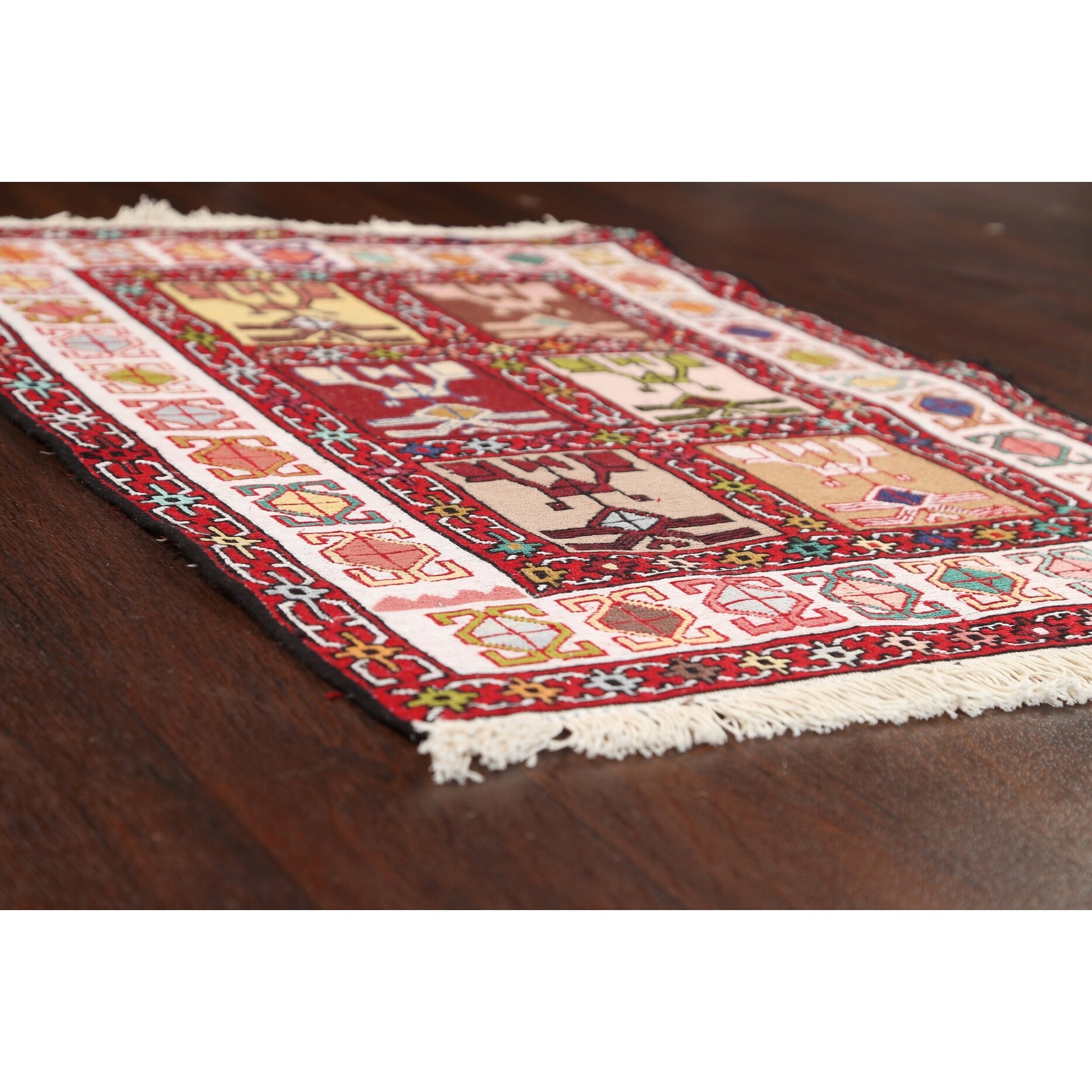 Silk Vegetable Dye Sumak Persian Area Rug Flat-weave Kitchen Carpet - 2'4  x 3'7 - Bed Bath & Beyond - 33206050