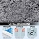 preview thumbnail 135 of 134, Deconovo Chenille Bath Rugs - Thick Plush Microfiber, Non-Slip Washable Bathroom Mats
