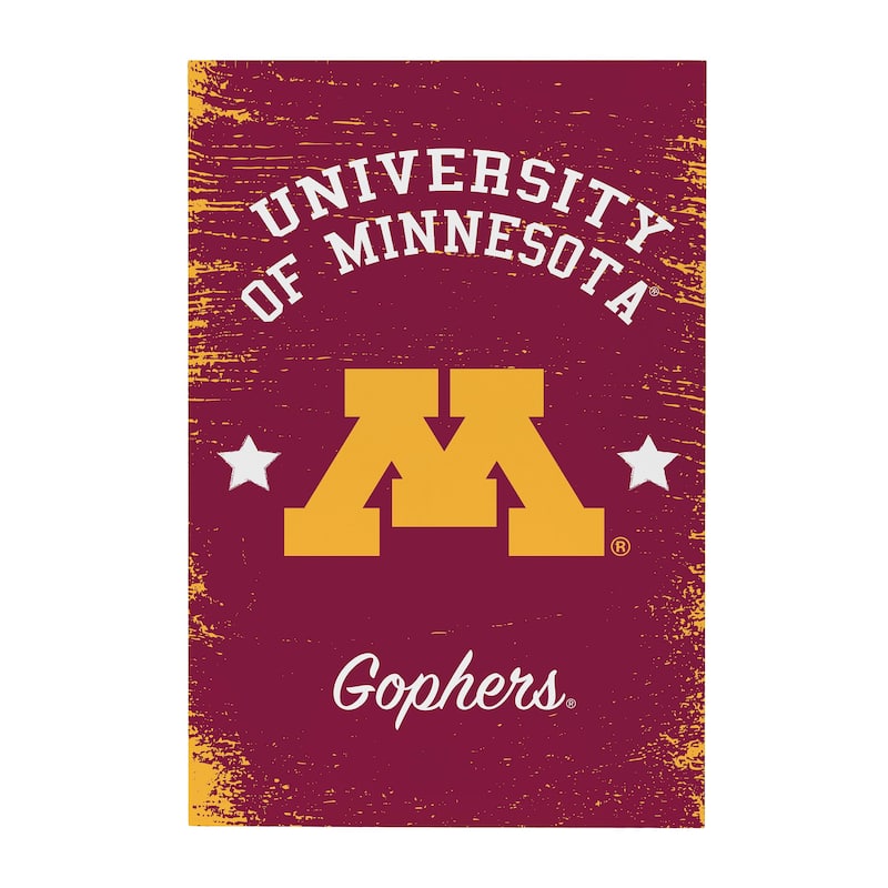 University of Minnesota Wooden Door Decor Wall Sign - Multi-Color