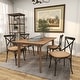 preview thumbnail 6 of 19, Gray Metal Galvanized Oval Living Room Decor Tray with Rust Handles (Set of 3)