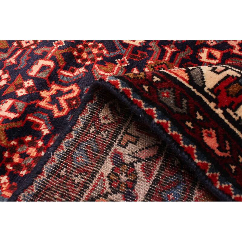 ECARPETGALLERY Hand-knotted Andelz Dark Navy Wool Rug - 3'9 x 10'5