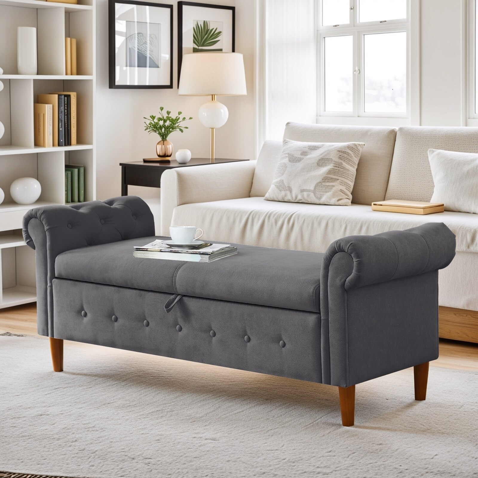 Couch bench store for bedroom