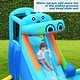preview thumbnail 8 of 11, Costway Inflatable Kids Hippo Bounce House Slide Climbing Wall Splash