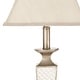 preview thumbnail 8 of 6, SAFAVIEH Lighting 28-inch Mirror Mosaic Table Lamp (Set of 2) - 11"x11"x28"