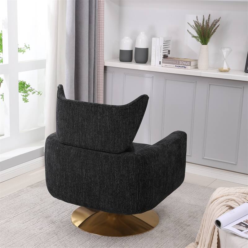 Classic Mid-Century 360-degree Swivel Accent Chair