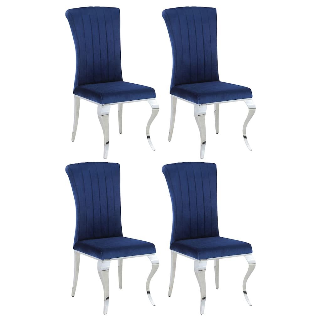Betty Velvet Upholstered Dining Chair (Set of 4)