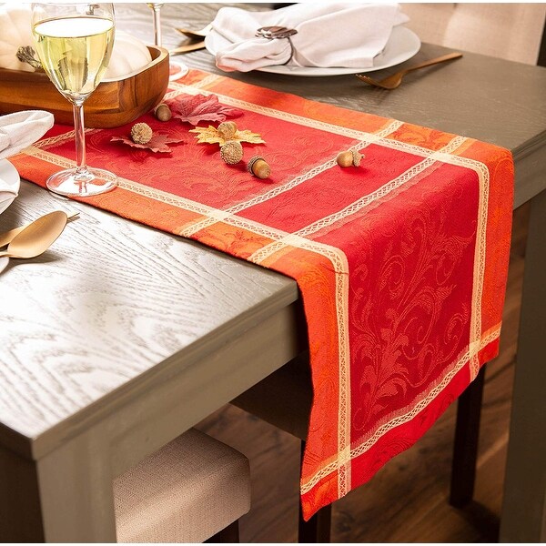 12" x 72" or 14" x 108" Fall Harvest Plaid Table Runners 