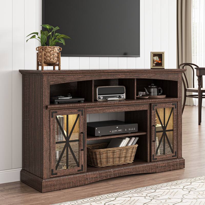 Royalcraft Royalcraft 55'' Retro Media Console with LED Light