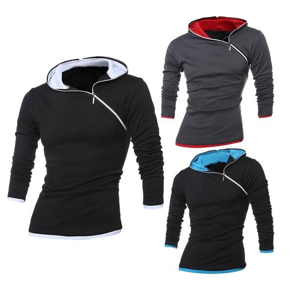 Shop Men S Winter Hoodie Warm Hooded Sweatshirt Coat Jacket