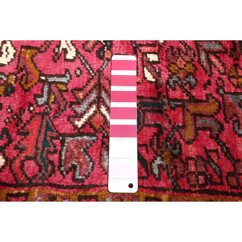 ECARPETGALLERY Hand-knotted Sarabi Burgundy Wool Rug - 7'9 x 10'8