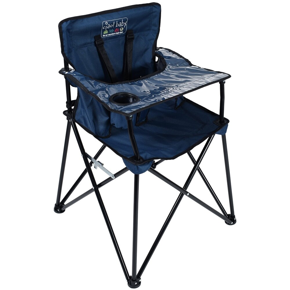 Shop Jamberly Hb 2010 Ciao Baby Portable High Chair Navy Overstock 29888390