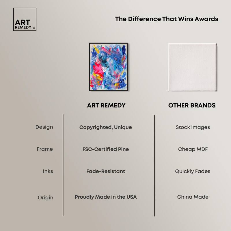 Colorburst Mirage Canvas by Art Remedy
