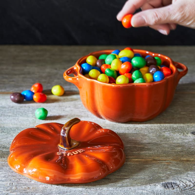 STAUB Ceramic 16-oz Petite Pumpkin Cocotte