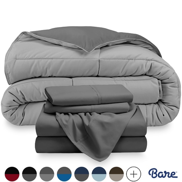 Bare Home Down Alternative Reversible Bed-in-a-Bag. Opens flyout.