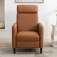 preview thumbnail 20 of 31, Modern PU Leather Adjustable Recliner Chair Glider for Living Room Home Theater