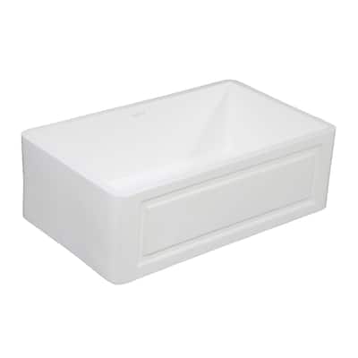 Kingston Brass Arcticstone 30" Farmhouse Single Basin Stone Composite