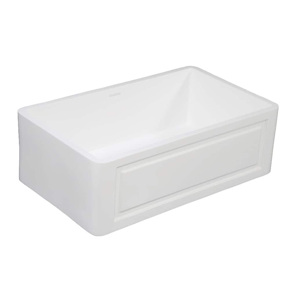 Kingston Brass Arcticstone 30" Farmhouse Single Basin Stone Composite
