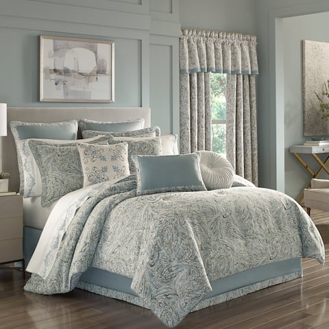 Five Queens Court Beaumont Champagne 4 piece Comforter Set On Sale