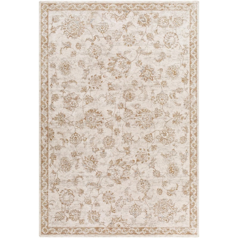 Livabliss Da Vinci Traditional Medallion Area Rug - Tan - 2' x 2' 11"