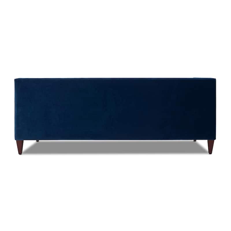 Jack 84" Mid-Century Modern Tuxedo Sofa with Bolster Pillows