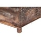 preview thumbnail 5 of 32, The Curated 17th Century Trunk Solid wood hand-carved 48" Coffee Table - 48 x 24 x 17 (H)