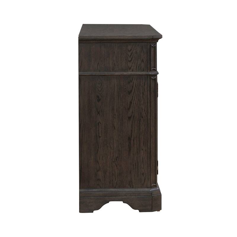 Liberty Furniture Grant Park Wine Buffet for Dining Room Storage - Width 64" x Depth 18" x Height 38"
