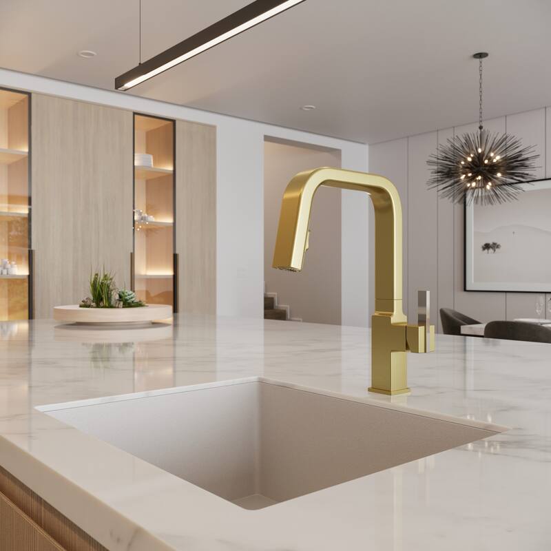Pfister GT529-VRV Verve 1.8 GPM Single Hole Pull Down Kitchen Faucet
