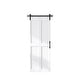 preview thumbnail 21 of 23, Sanding 24in./28in./30in./36in./44in./48in.x 84in. MDF Bi-Fold Barn Door with Hardware Kit ,Covered with Water-Proof PVC Surface 30in. x 84in.