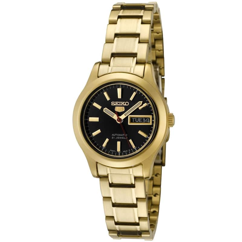 Seiko Women's Series 5 Black Dial Watch - SYMD96 - 6 (36)