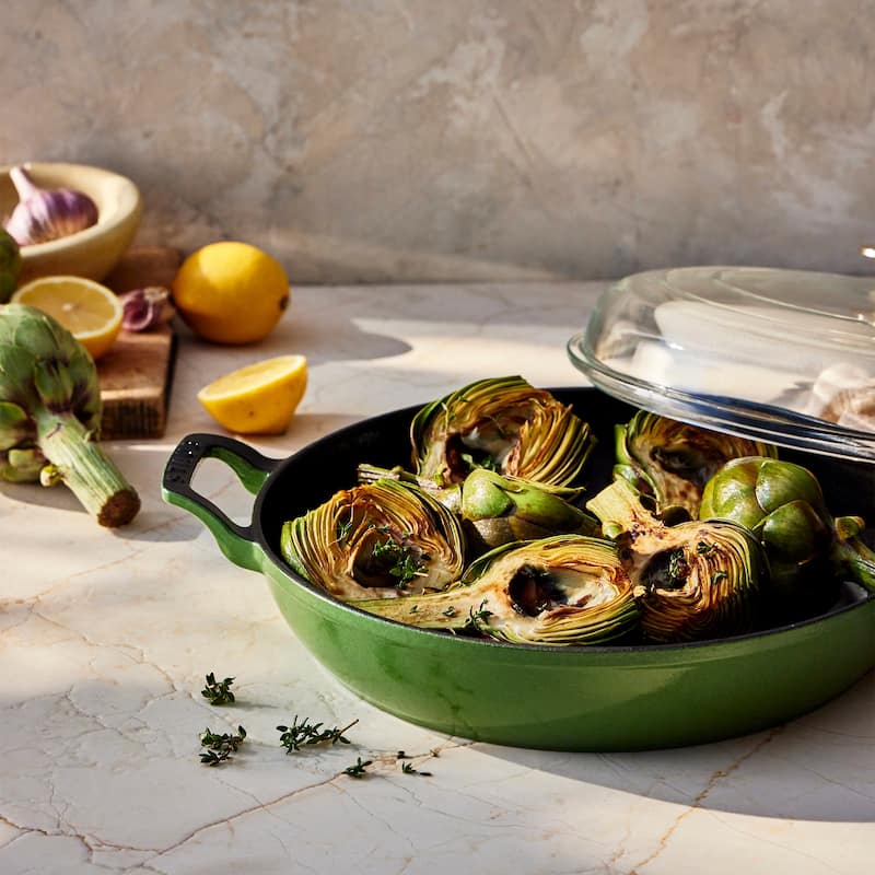 STAUB Cast Iron 3.5-qt Braiser with Glass Lid