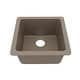 preview thumbnail 66 of 75, Karran Undermount Quartz Bar Single Bowl Sink Concrete