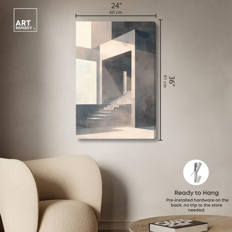 Stark Perspective Canvas by Art Remedy, Gallery Wrapped